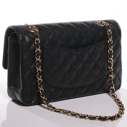 Chanel Caviar Quilted Medium Double Flap Black 3 of 9