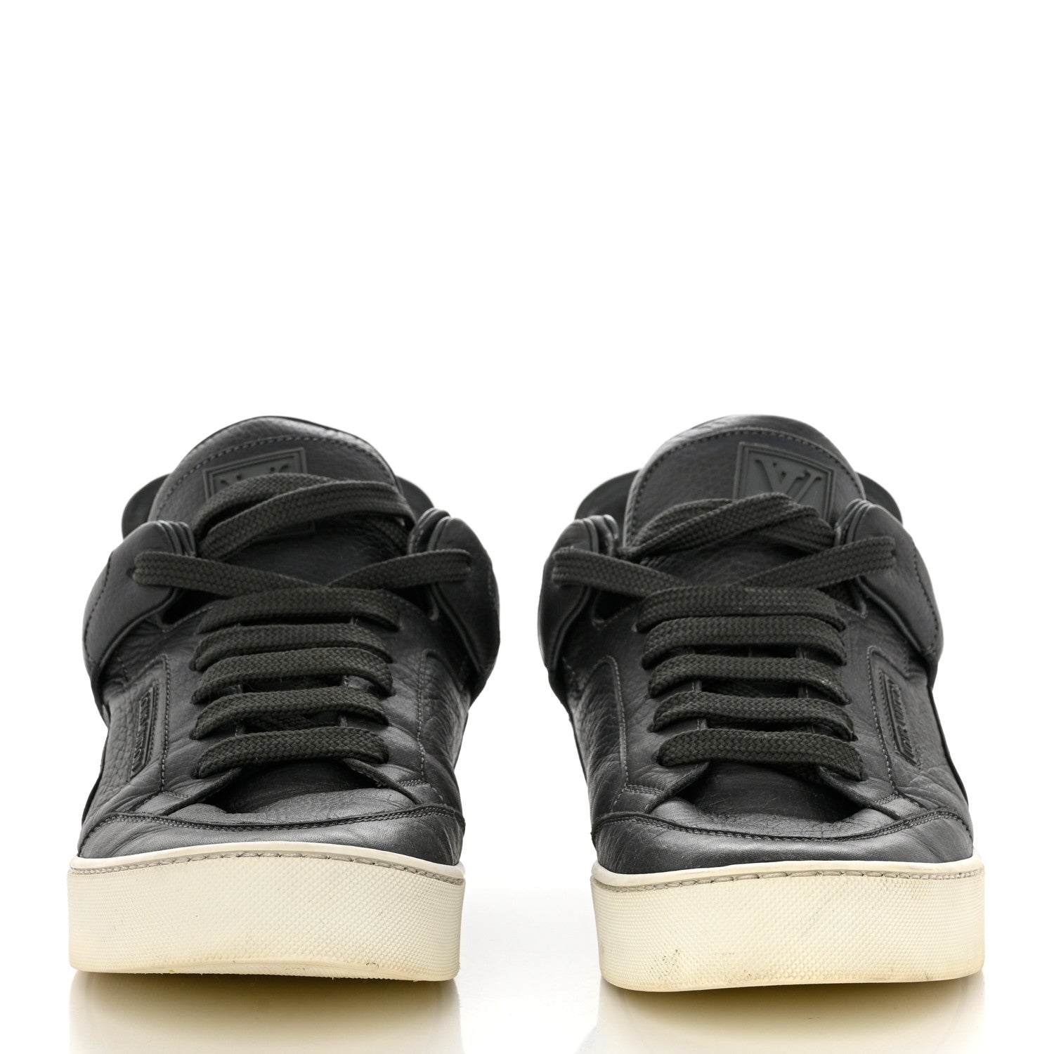 Louis Vuitton X KANYE WEST Calfskin Don Sneakers 7 Black 2 of 7