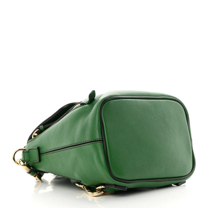 Chloe Suede Calfskin Mini Faye Backpack Pine Green 4 of 13