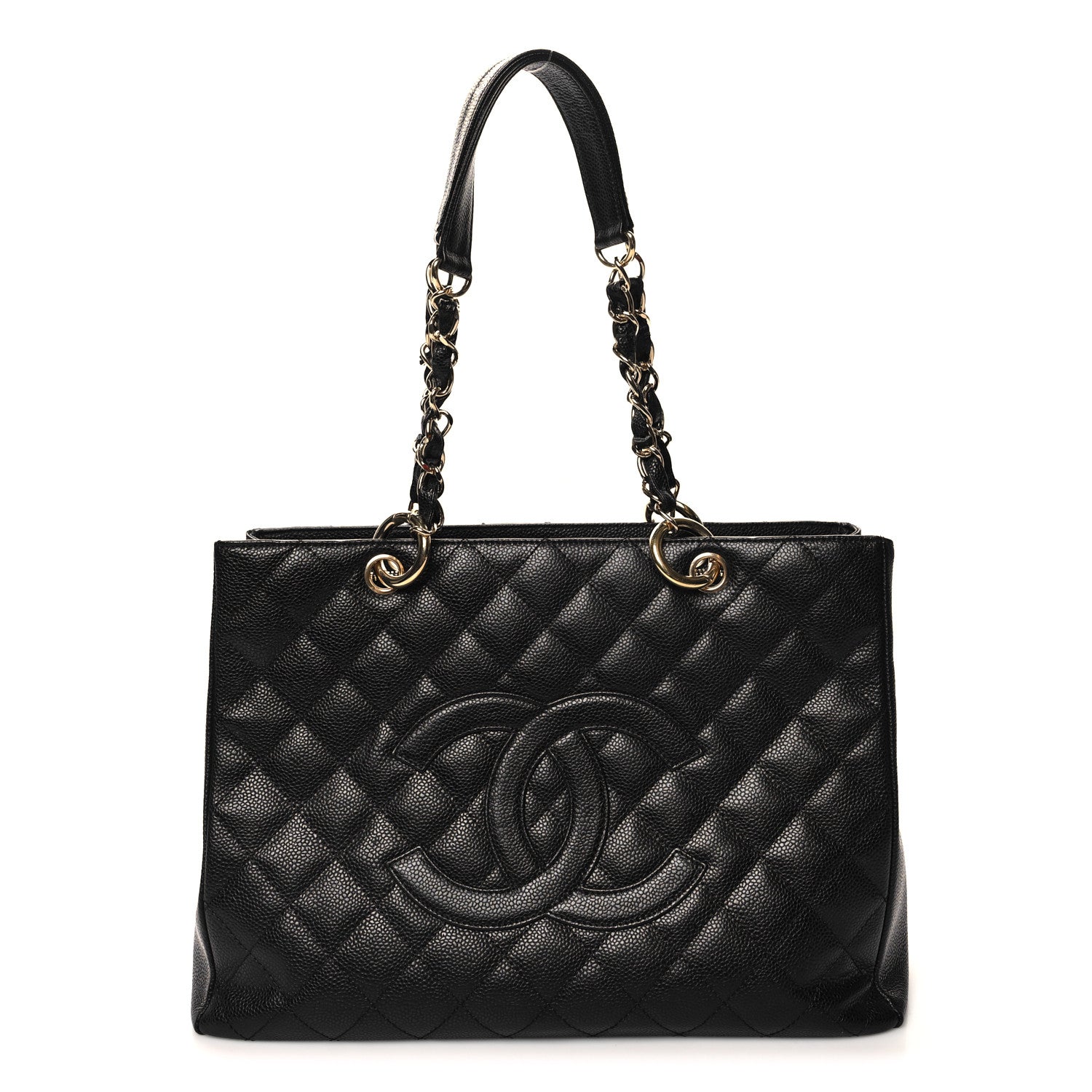 Chanel Caviar Quilted Grand Shopping Tote GST Black 1 of 12