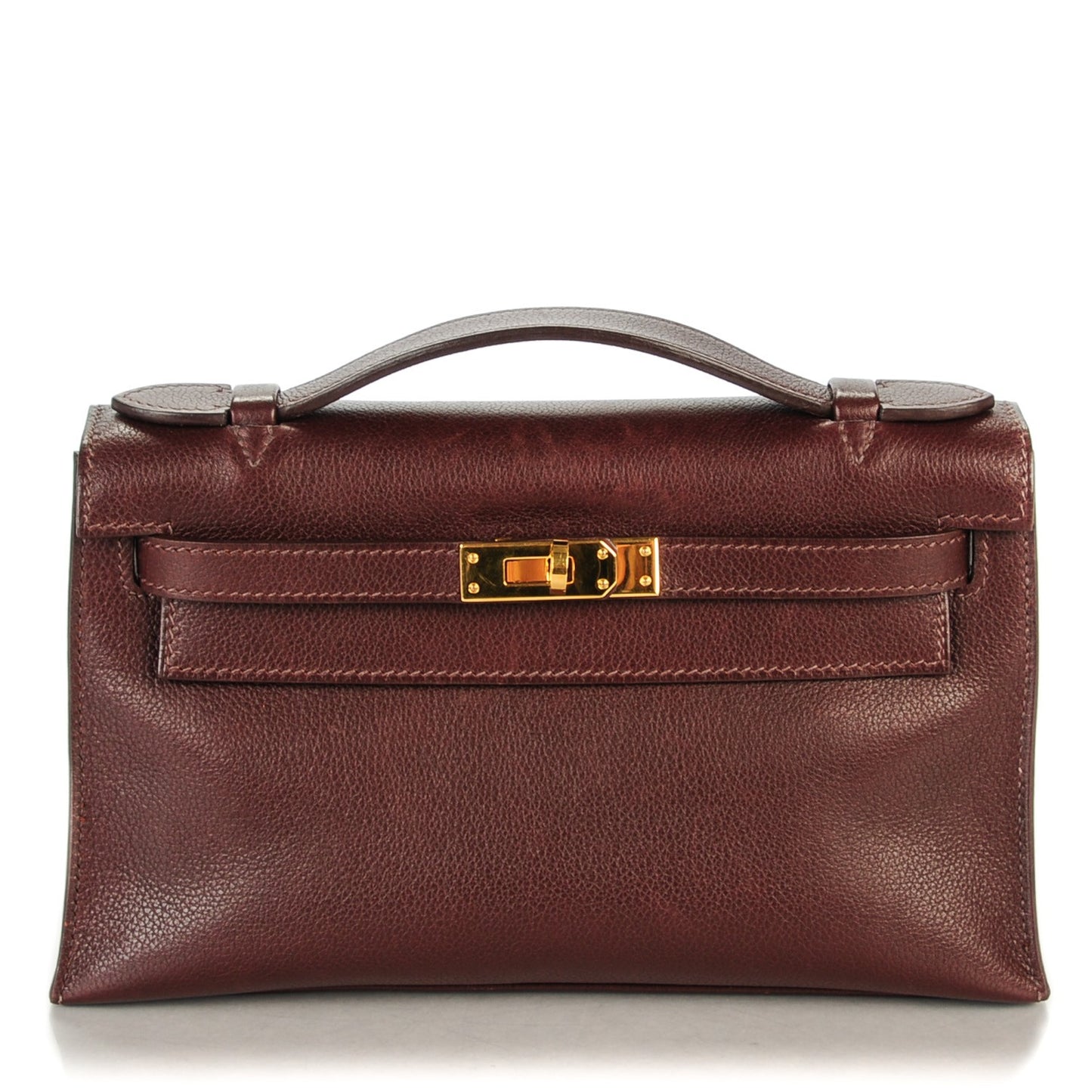 Evergrain Kelly Pochette Clutch Havane