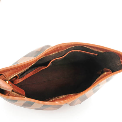 Burberry Smoked Check Hartham Shoulder Bag Brown 5 of 10