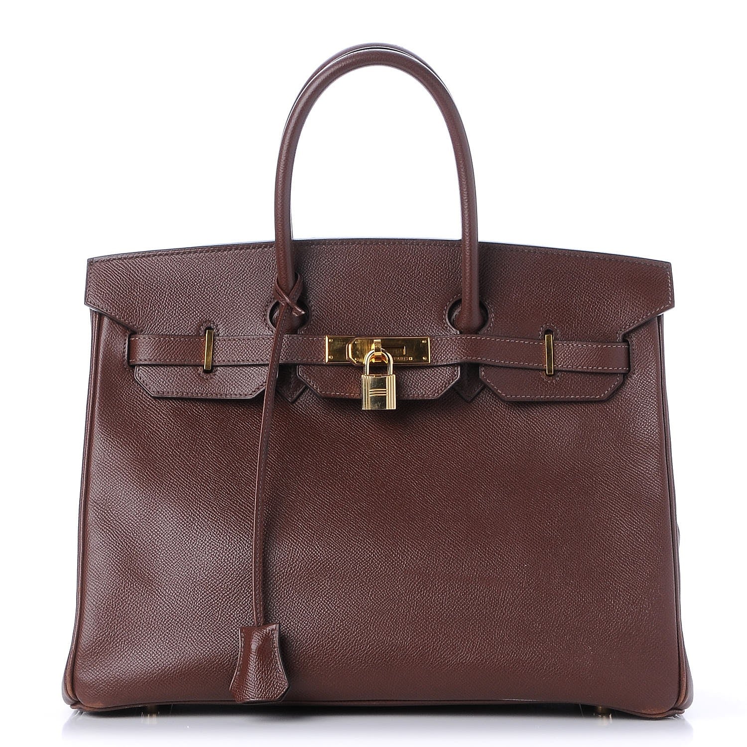 Hermes Courchevel Birkin 35 Chocolate 1 of 36