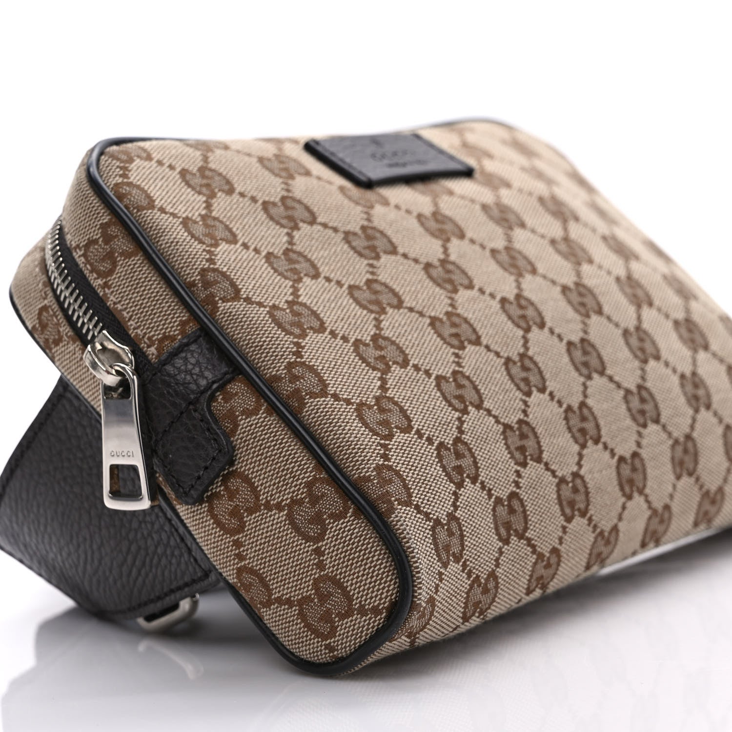Gucci Monogram Belt Bag Dark Brown 8 of 9