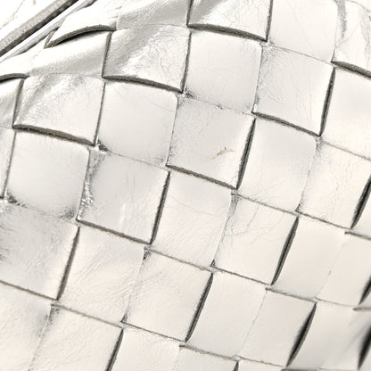 Bottega Veneta Metallic Nappa Intrecciato Mini Jodie Silver 10 of 10