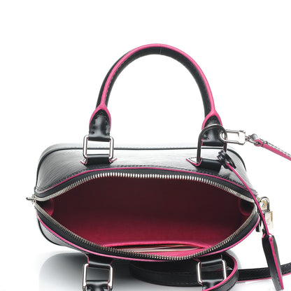 Louis Vuitton Epi Alma BB Black Hot Pink 6 of 7