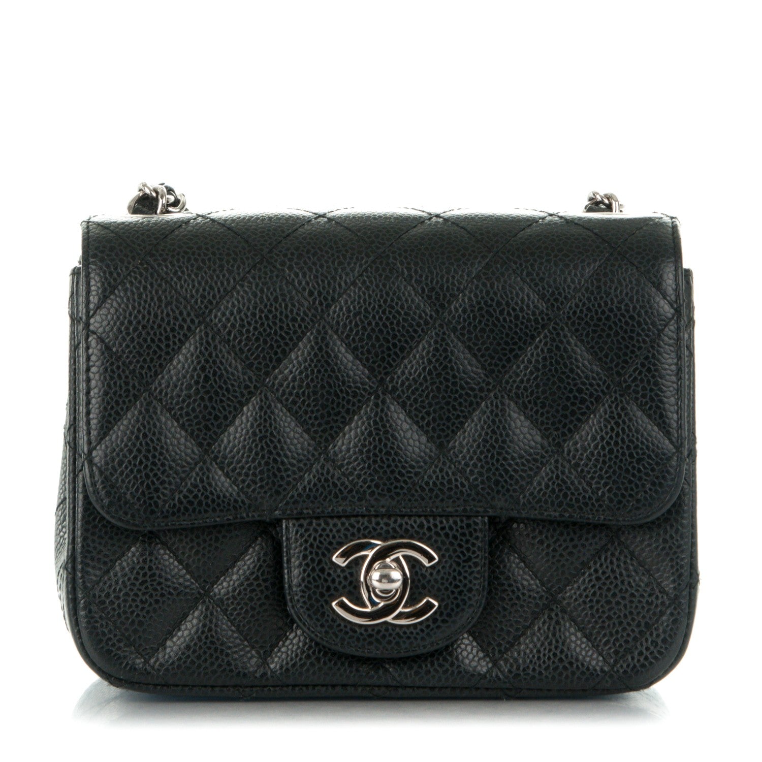 Chanel Caviar Quilted Mini Square Flap Black 1 of 8