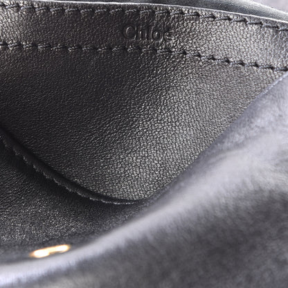 Chloe Grained Calfskin Crystal Mini Lily Crossbody Bag Black 10 of 11
