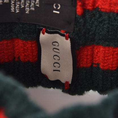 Gucci Wool Web Headband L Green Red 4 of 6