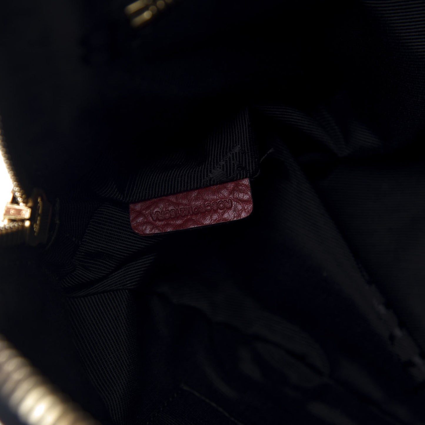 Heritage Grain Check Embossed Small Orchard Bowling Bag Military Red