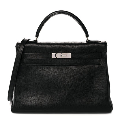 Hermes Togo Kelly Retourne 32 Black 1 of 38