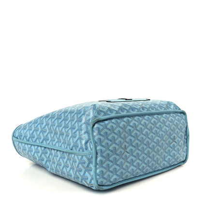 Goyard Goyardine Embroidered Flamingo Reversible Anjou PM Sky Blue 7 of 23