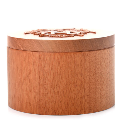 Hermes Mahogany Wood Ex-Libris Twilly Box 1 of 8