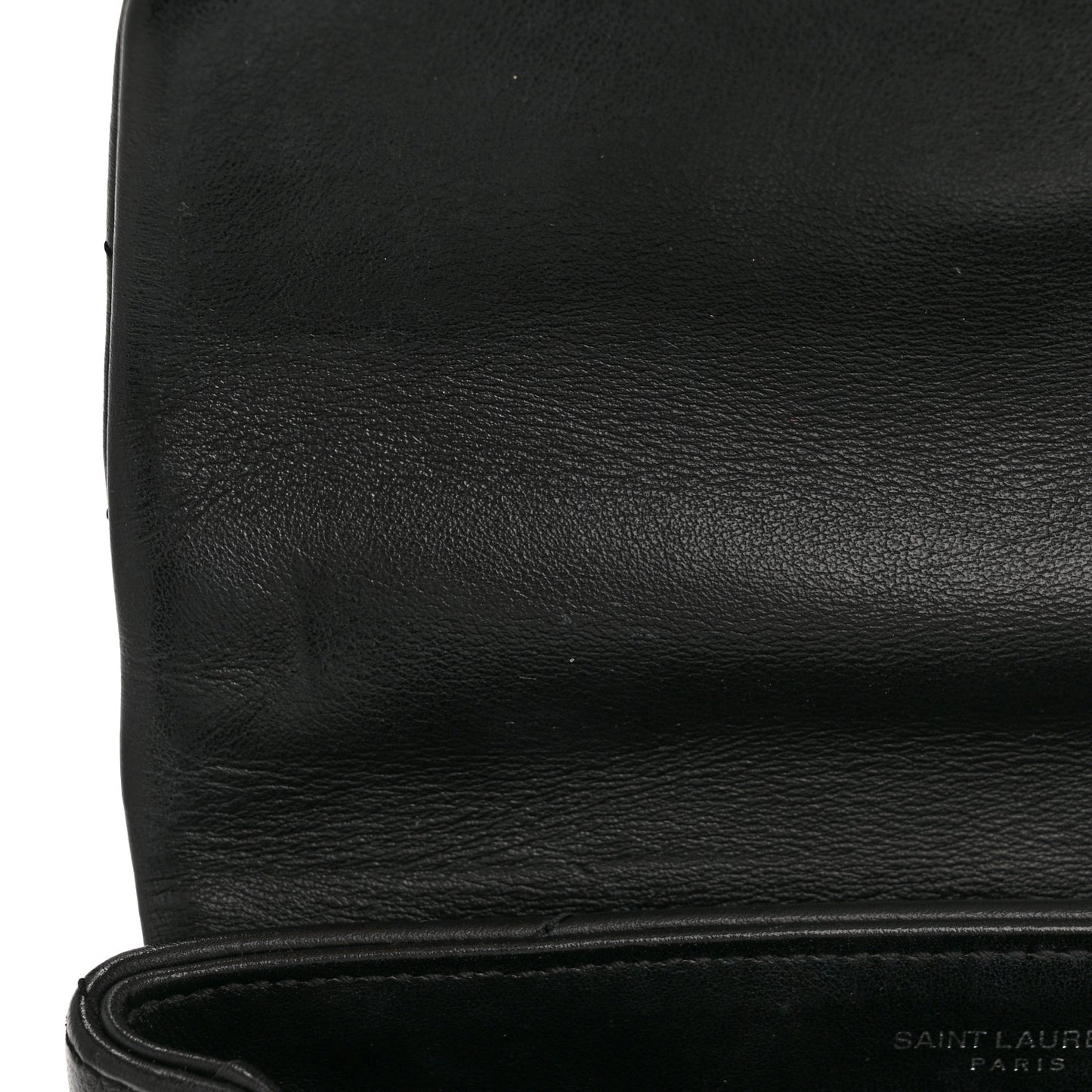 Calfskin Y Quilted Monogram Toy Loulou Crossbody Bag Black