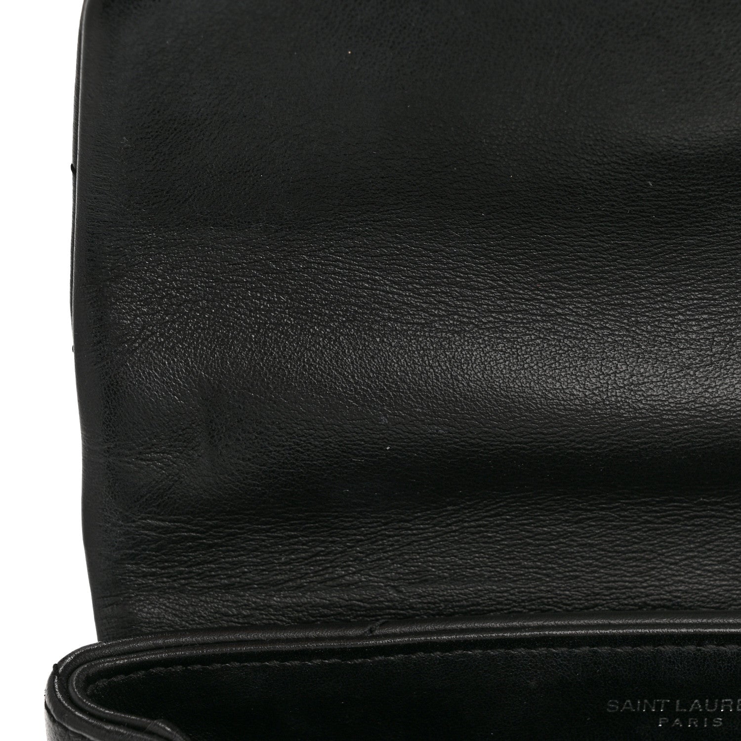 Saint Laurent Calfskin Y Quilted Monogram Toy Loulou Crossbody Bag Black 11 of 14