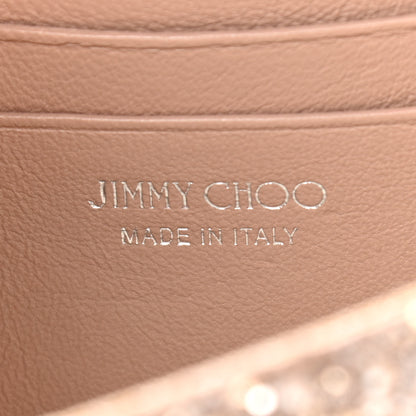 Jimmy Choo Coarse Glitter Mini Finley Shoulder Bag Ballet Pink 6 of 11