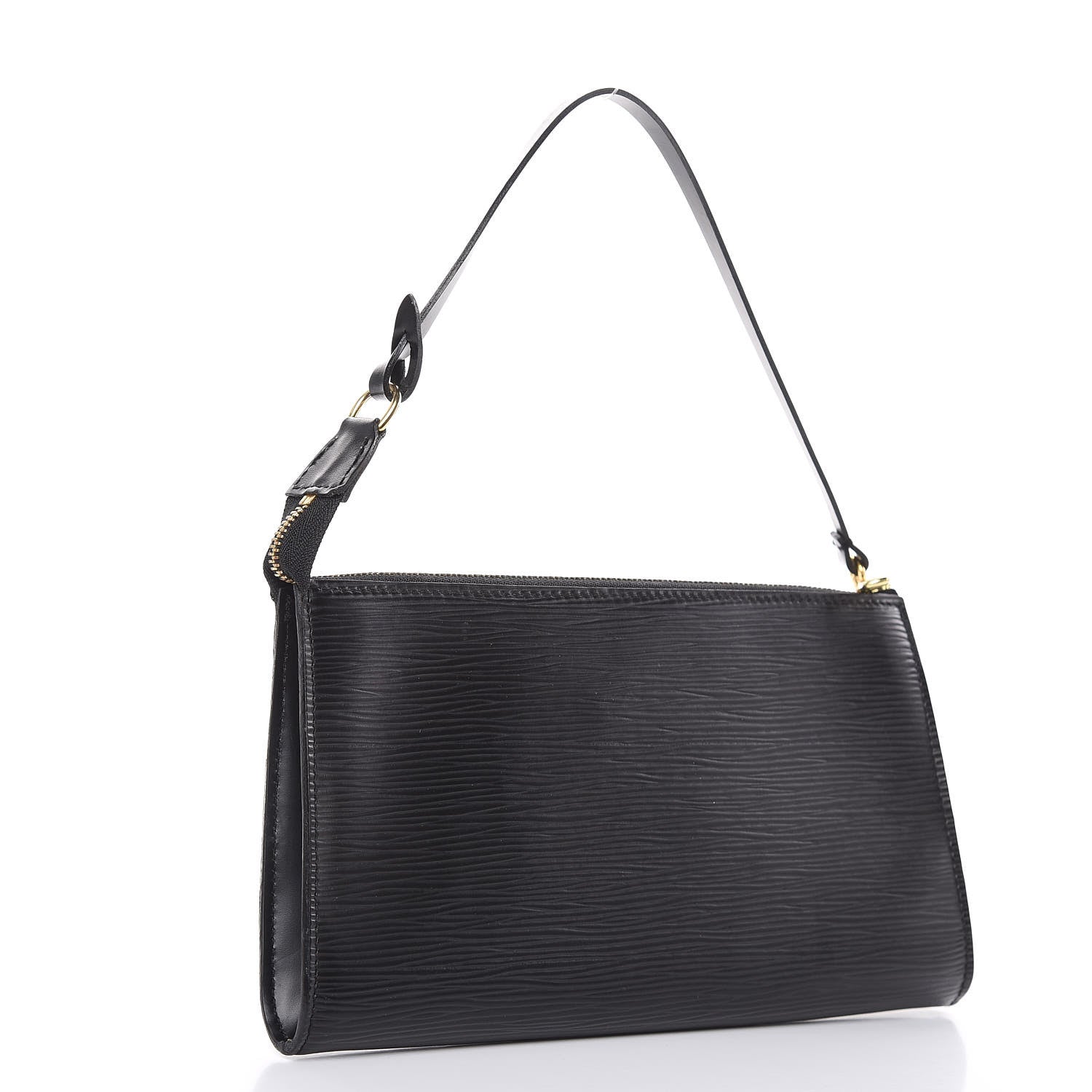 Louis Vuitton Epi Pochette Accessories 24 Black 3 of 9