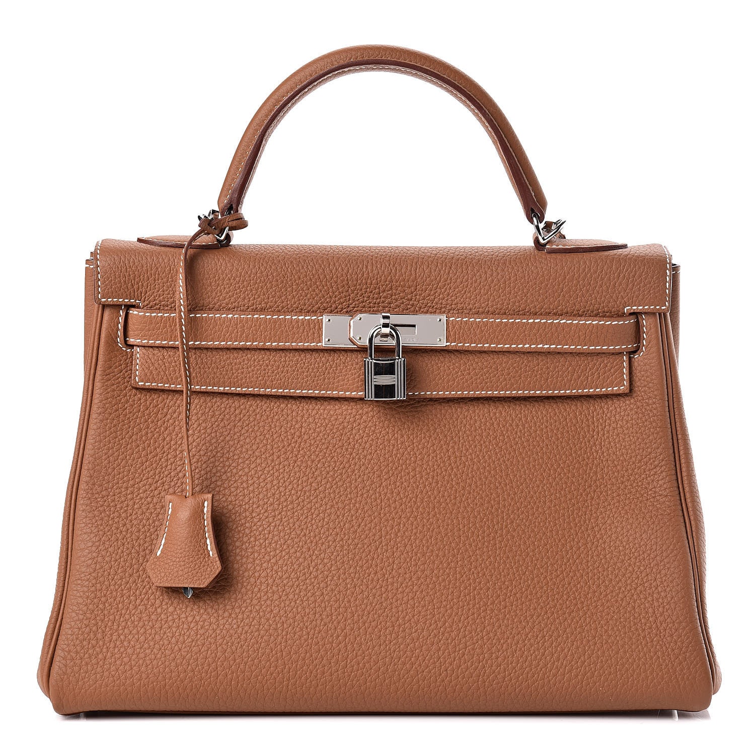 Hermes Togo Kelly Retourne 32 Gold 1 of 10