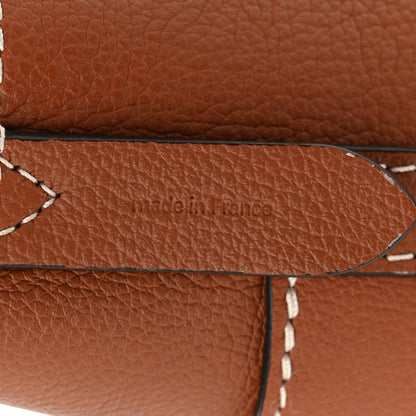 Louis Vuitton Calfskin Lock and Walk Bucket Cognac 7 of 10