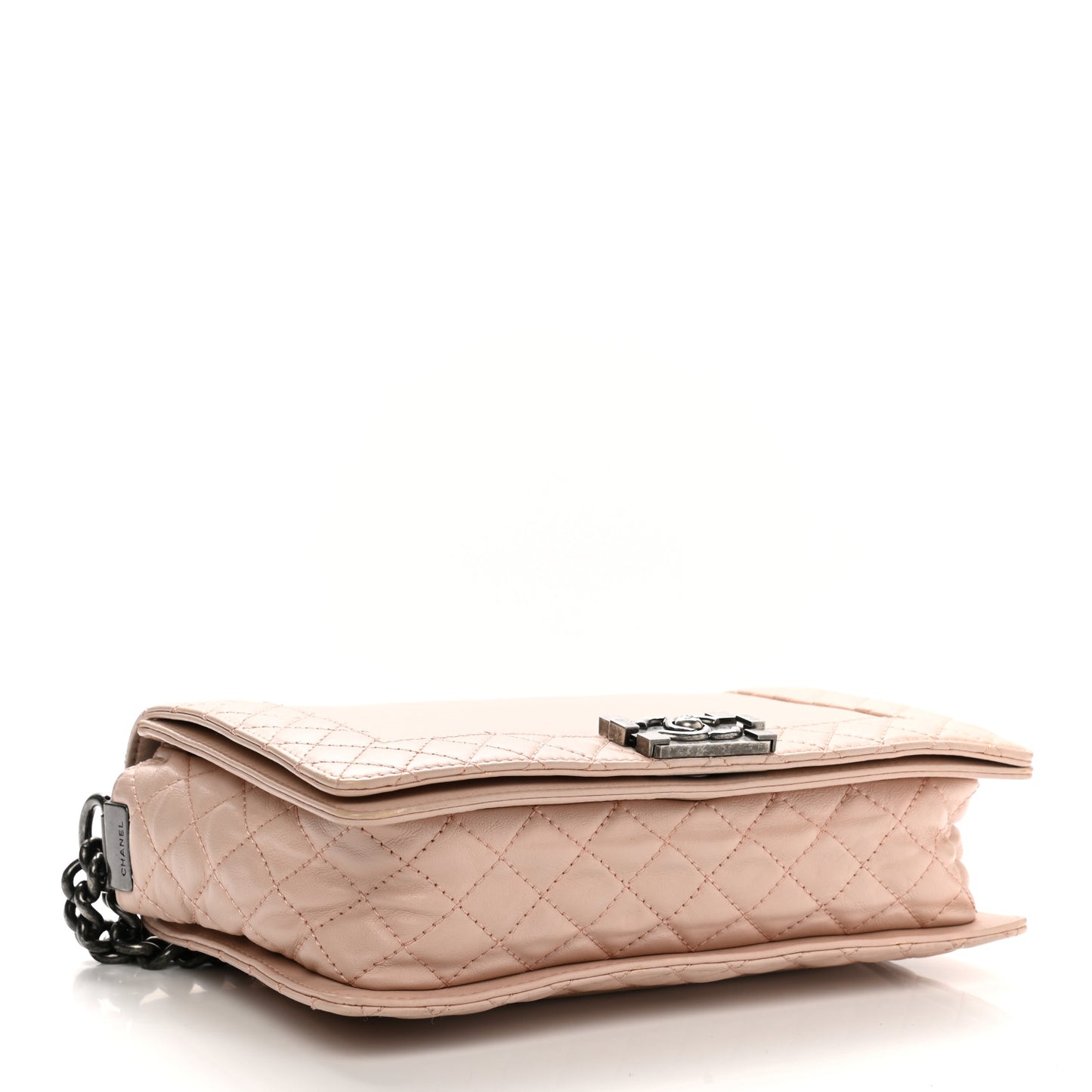 Calfskin New Medium Boy Reverso Flap Light Pink