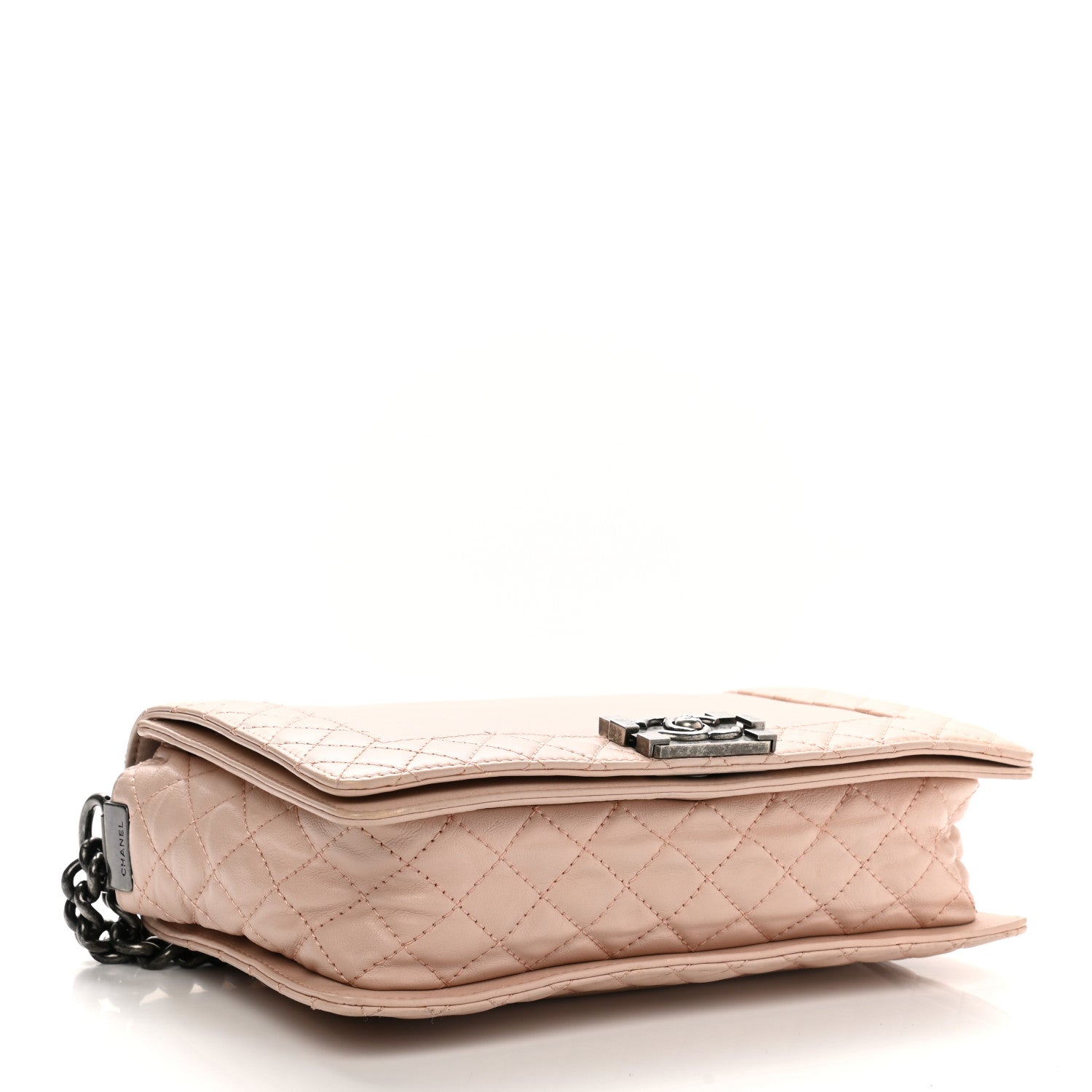 Chanel Calfskin New Medium Boy Reverso Flap Light Pink 4 of 10