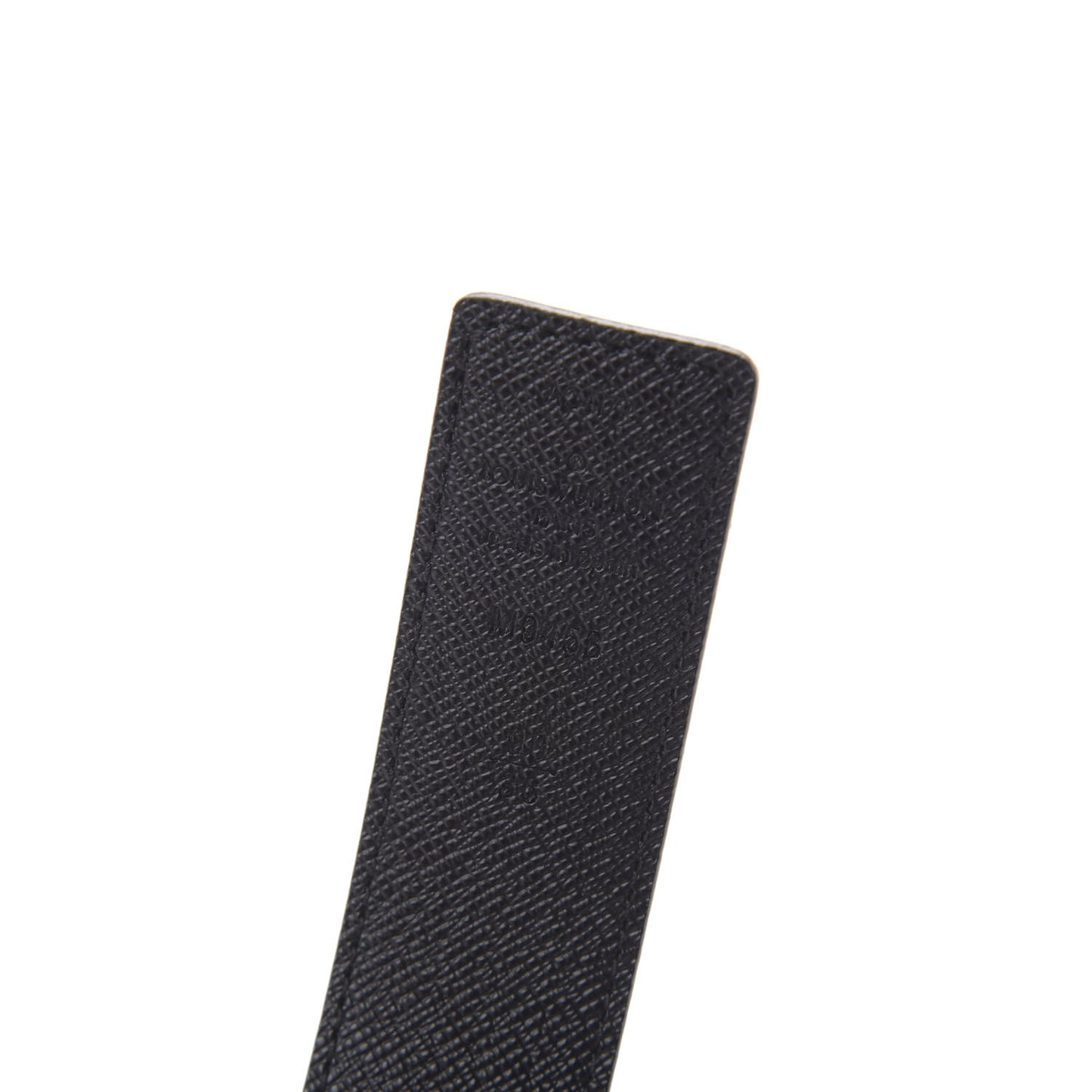 Calfskin Monogram 30mm LV Initiales Reversible Belt 90 36 Black