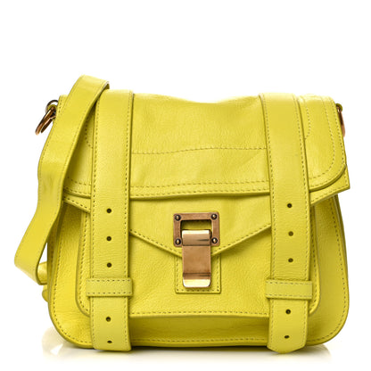 Proenza Schouler Lambskin PS1 Pouch Messenger Lemon 1 of 20