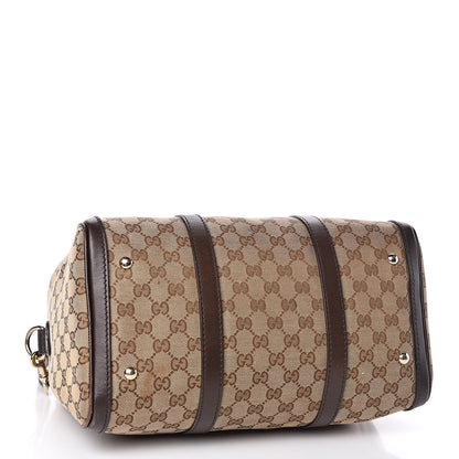 Gucci Monogram Medium Joy Boston Dark Brown 4 of 17