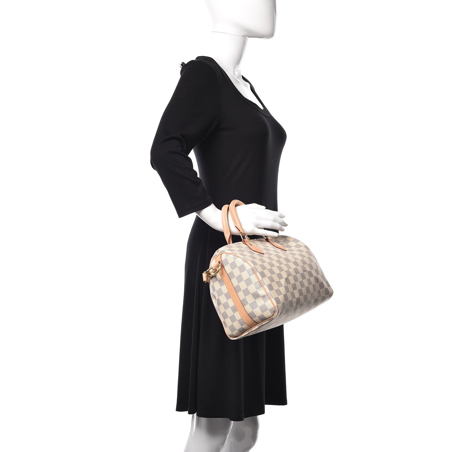 Louis Vuitton Damier Azur Speedy Bandouliere 25 2 of 10