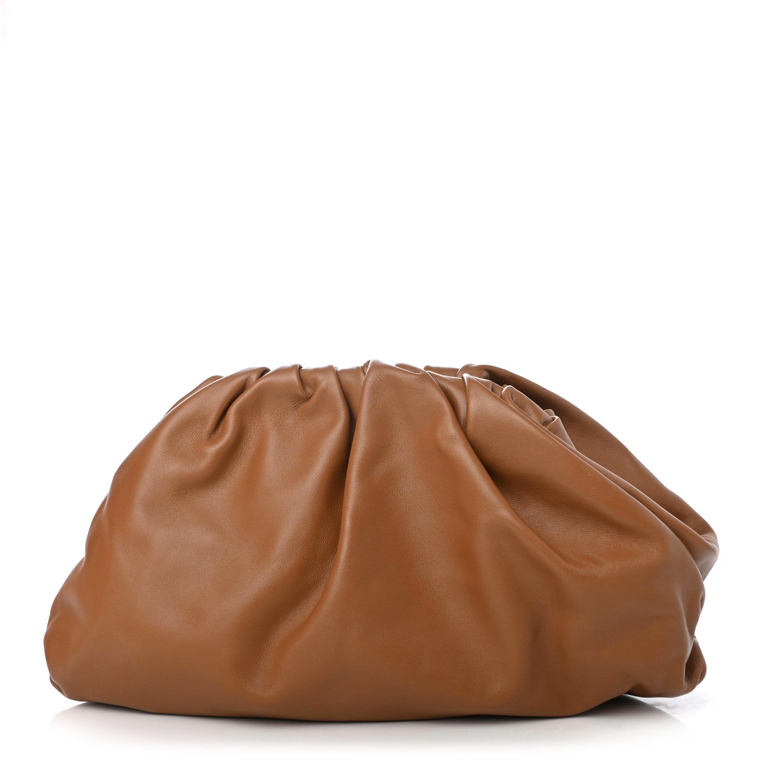Bottega Veneta Smooth Butter Calf The Pouch Oversized Clutch Cammello 1 of 4