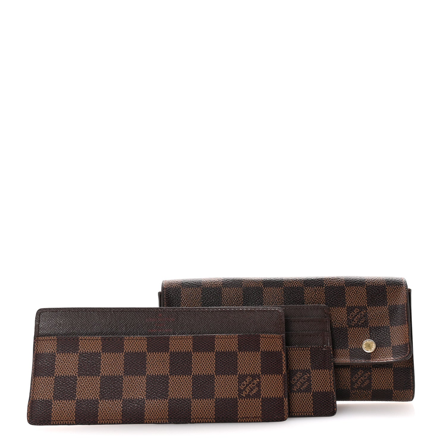 Louis Vuitton Damier Ebene Portefeuille Long Modulable Wallet 7 of 7