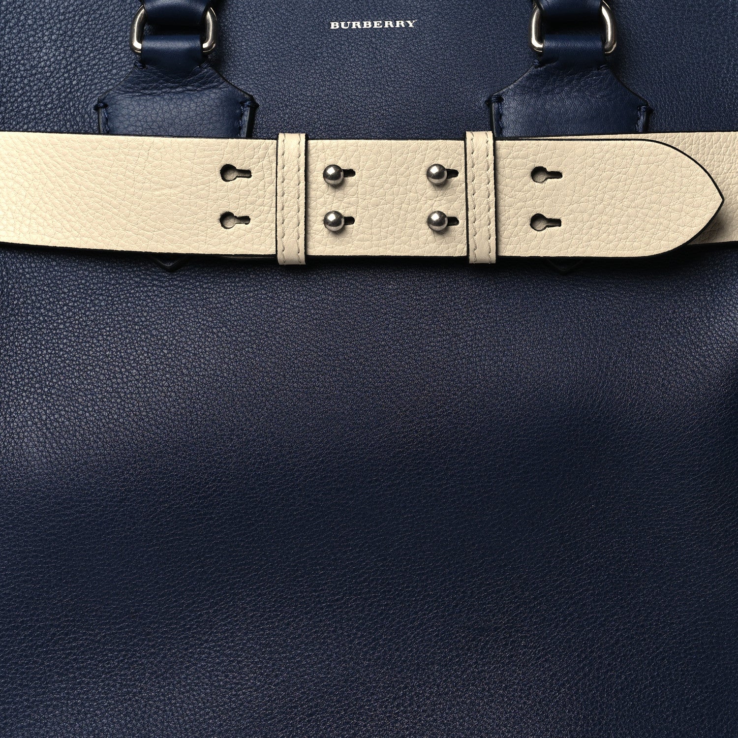 Burberry Marais Calfskin Medium Belt Bag Regency Blue 7 of 9