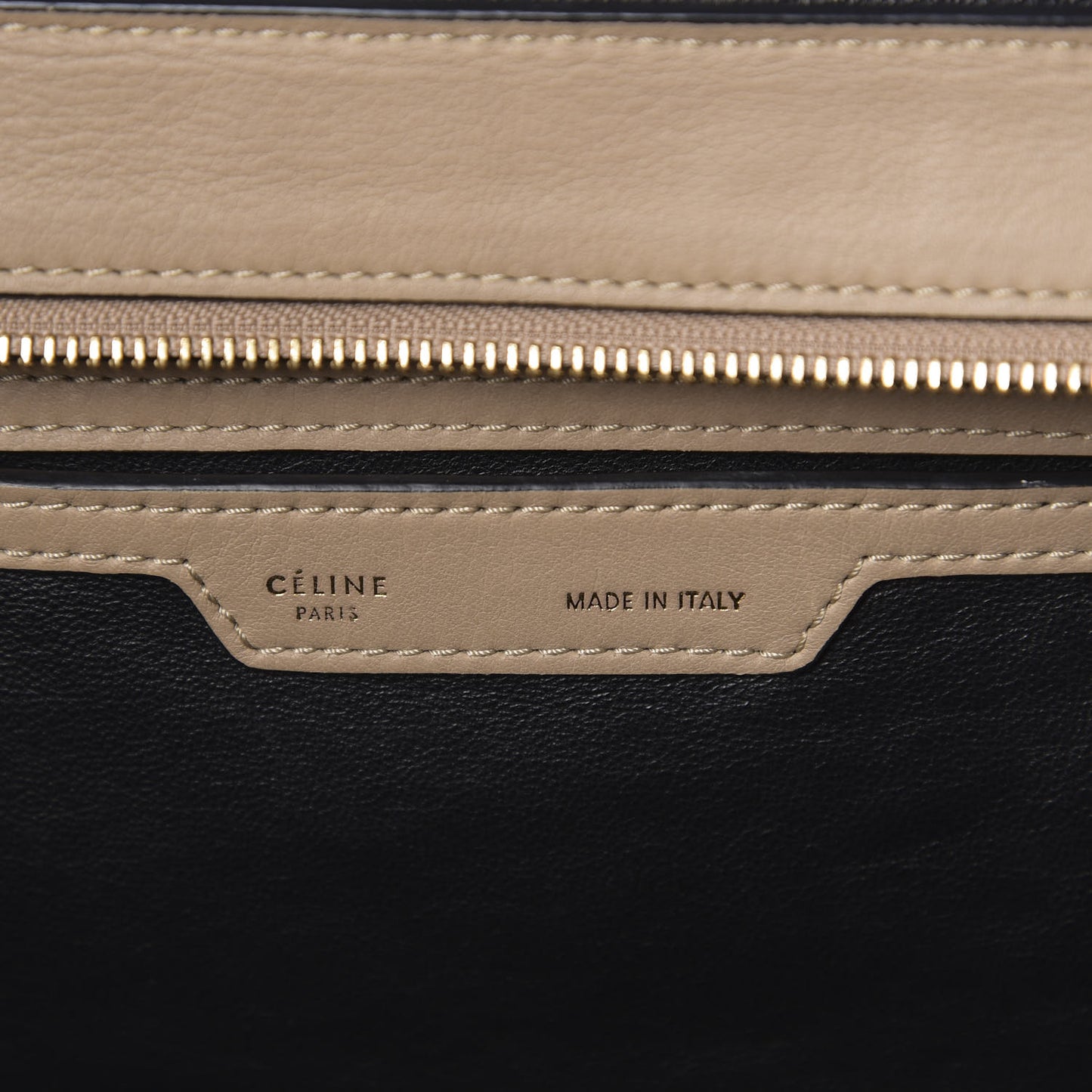 Drummed Calfskin Suede Medium Trapeze Dune
