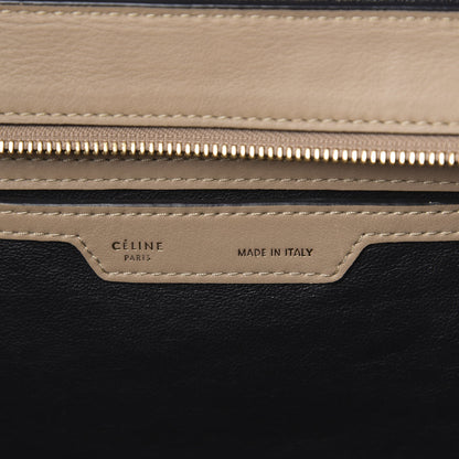 Celine Drummed Calfskin Suede Medium Trapeze Dune 7 of 10