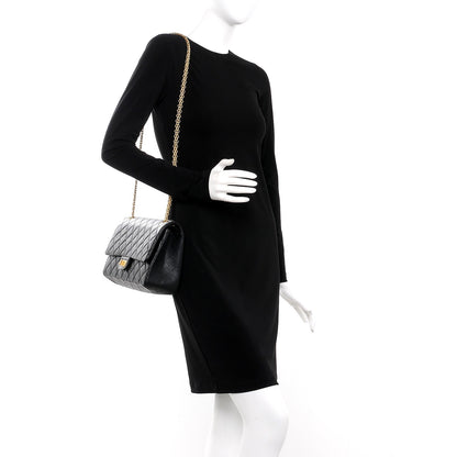 Chanel Aged Calfskin Quilted 2.55 Reissue 226 Flap Black 2 of 10