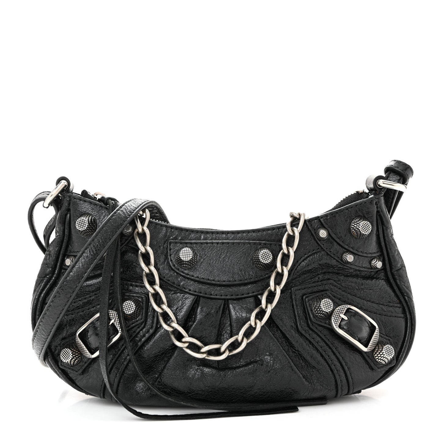 Agneau Arena Le Cagole Mini Purse With Chain Black