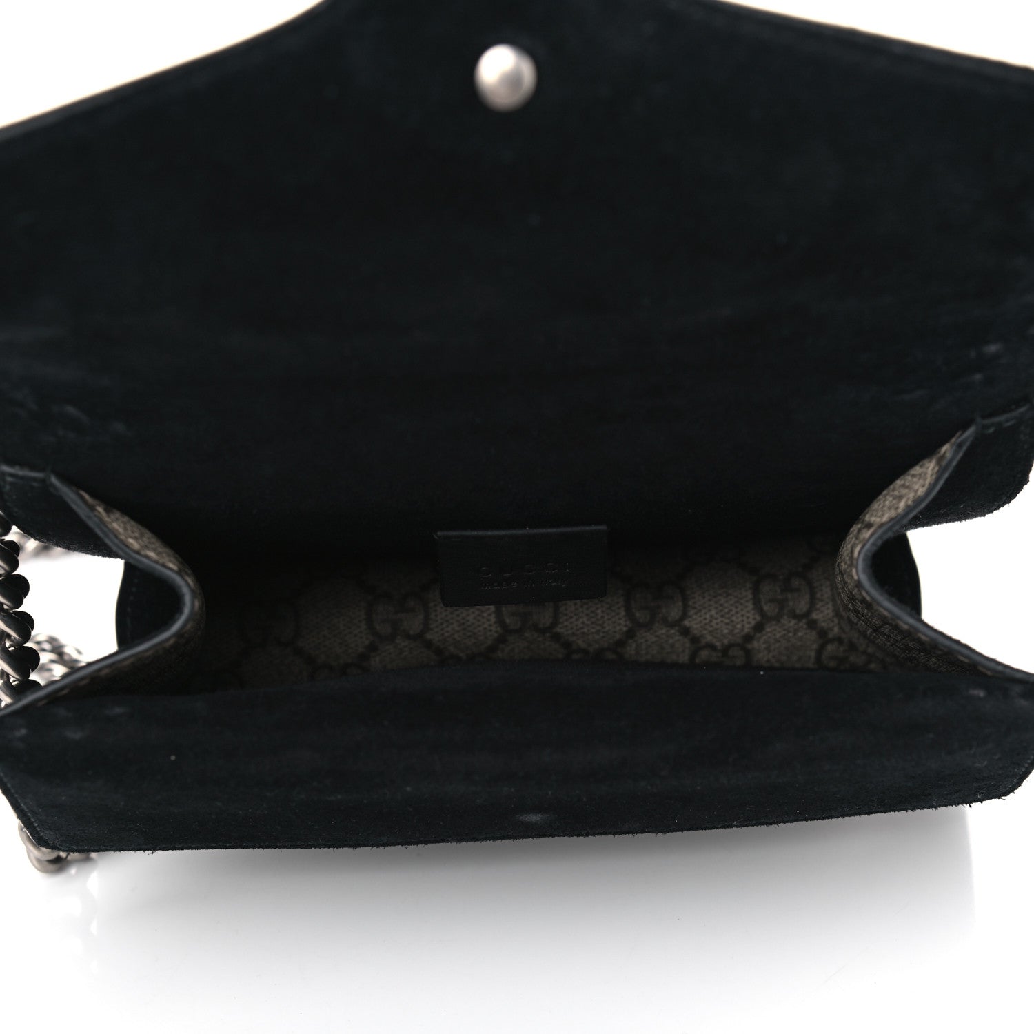 Gucci GG Supreme Monogram Mini Dionysus Shoulder Bag Black 4 of 4