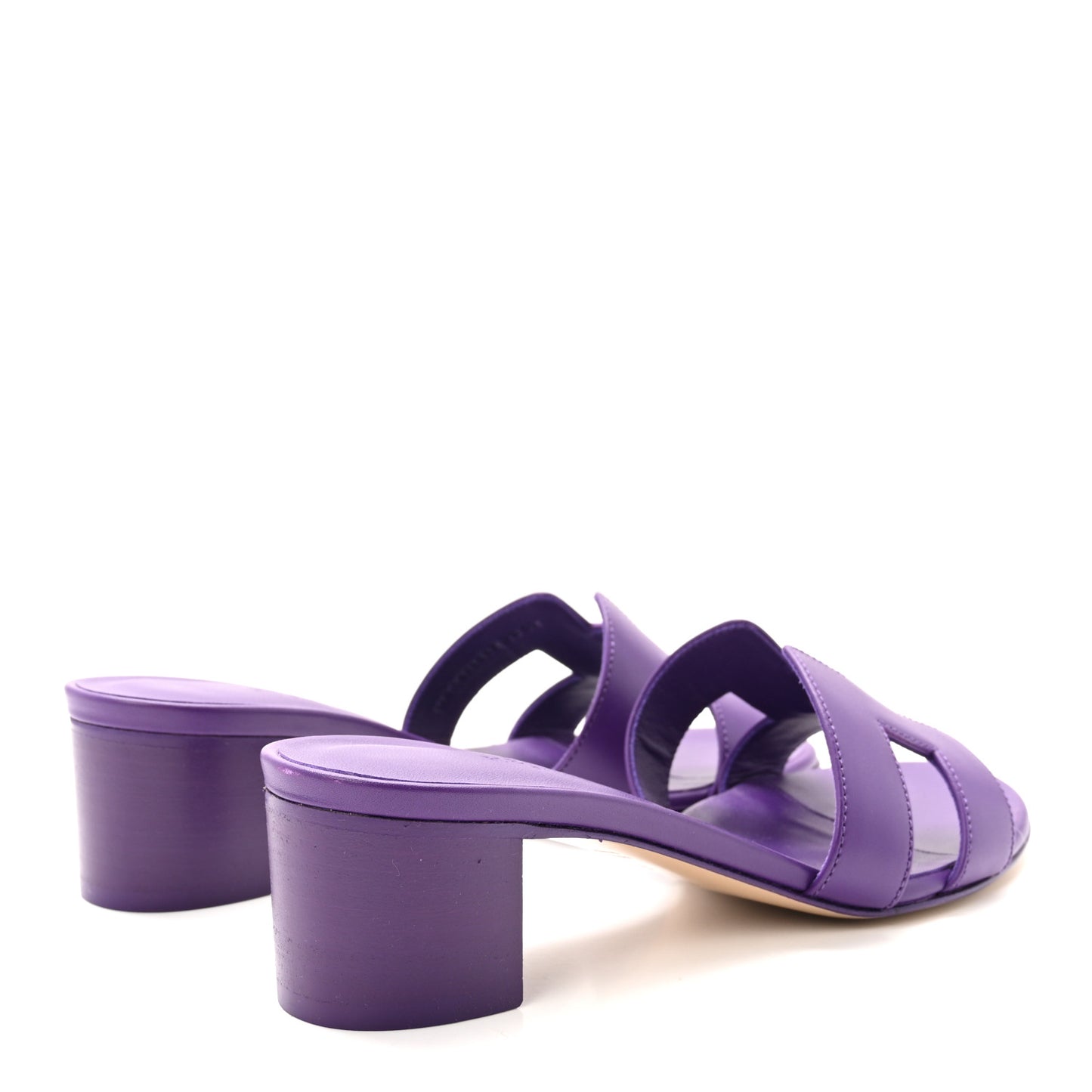 Calfskin Oasis Sandals 36 Violet Majorette