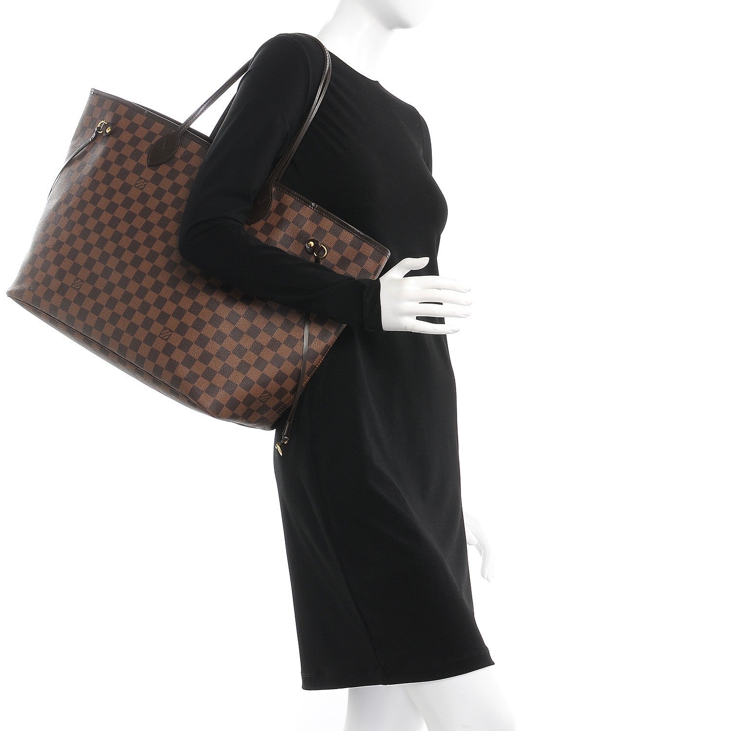 Louis Vuitton Damier Ebene Neverfull GM 2 of 11