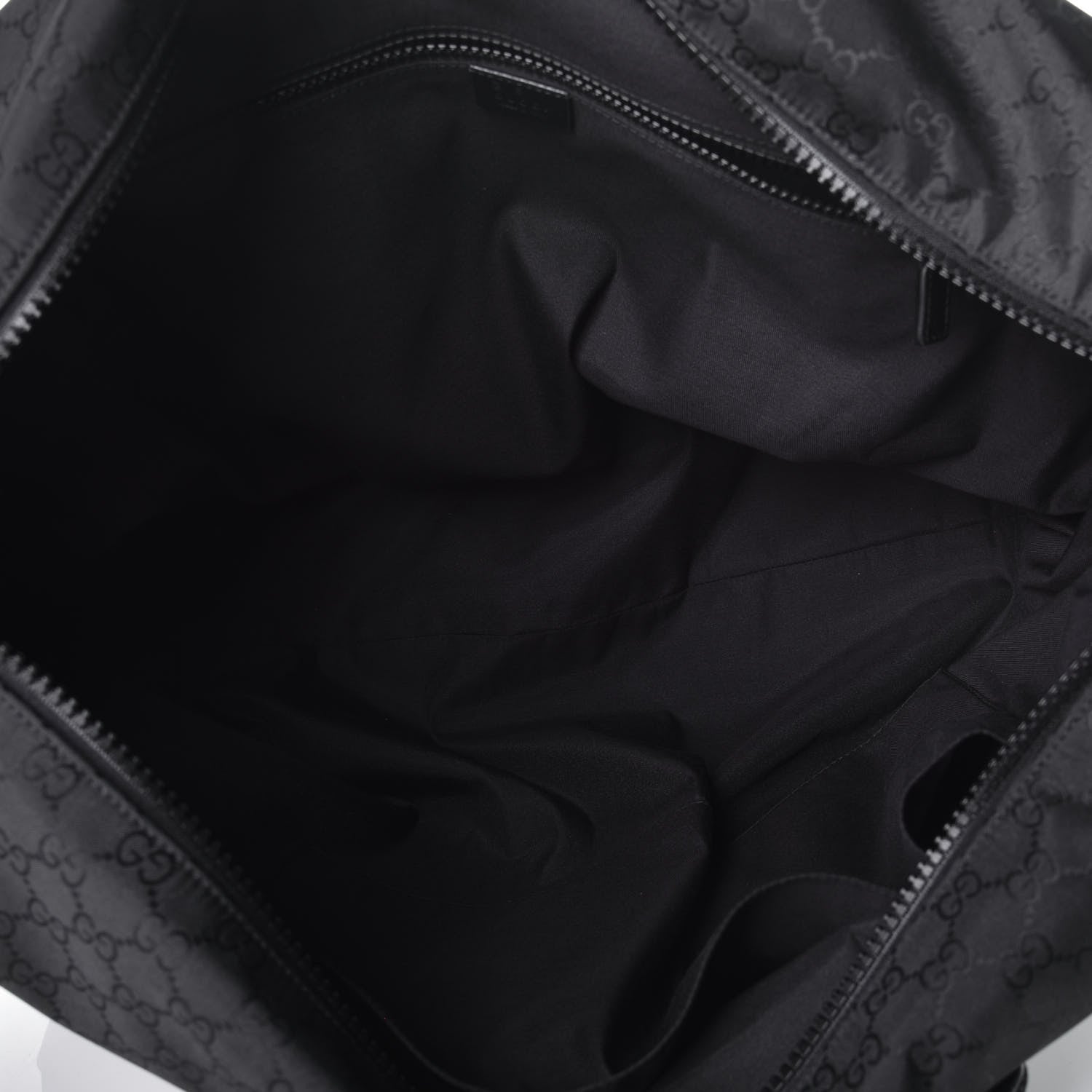 Gucci Nylon Monogram XL Duffle Bag Black 6 of 9