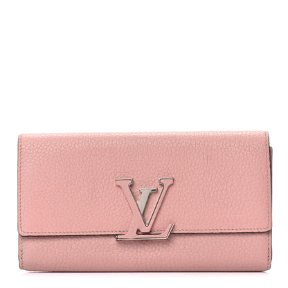 Louis Vuitton Taurillon Capucines Wallet Magnolia 1 of 16