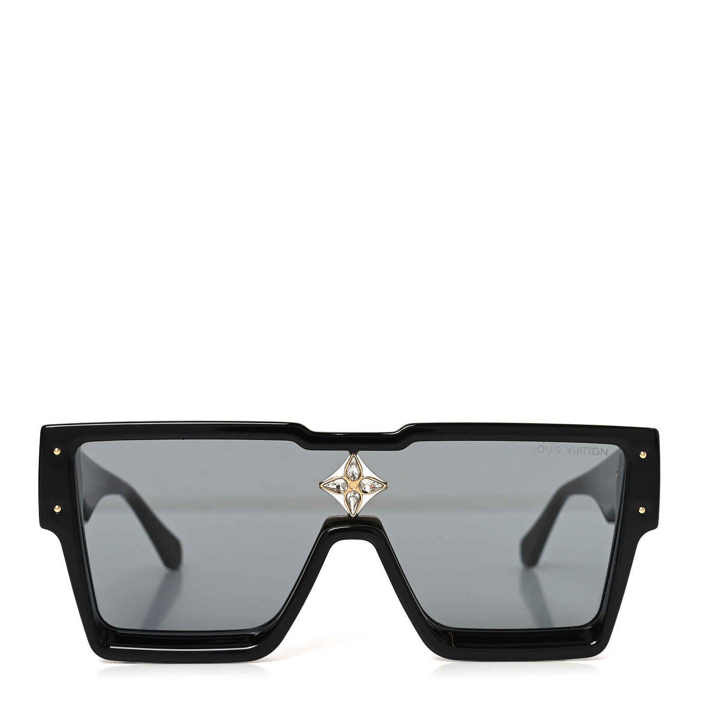 Acetate Swarovski Crystal Cyclone Sunglasses Z1578E Black