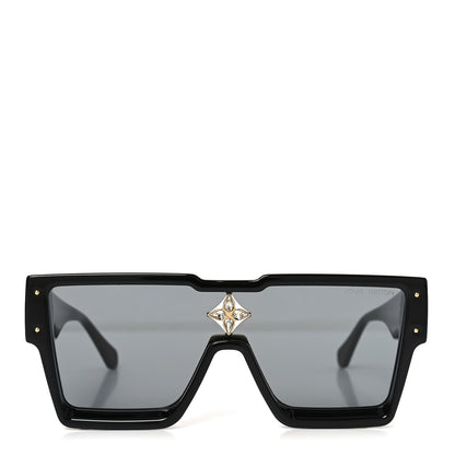 Louis Vuitton Acetate Swarovski Crystal Cyclone Sunglasses Z1578E Black 2 of 7