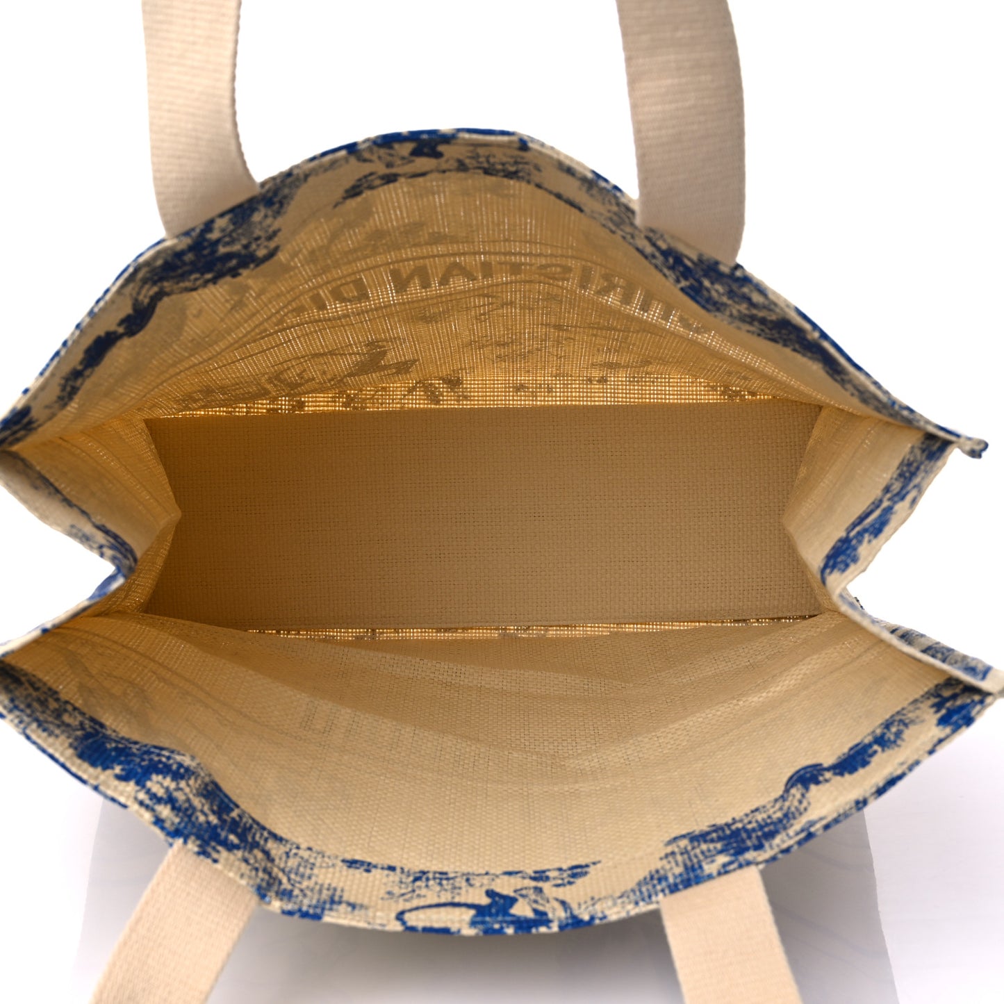 Straw Dioriviera Tote Beige
