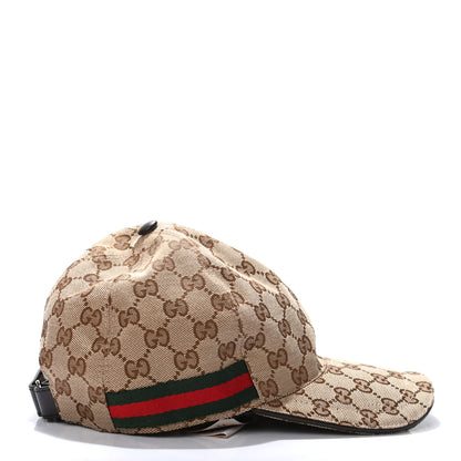 Gucci Monogram Web Baseball Hat S Beige Cocoa 6 of 9
