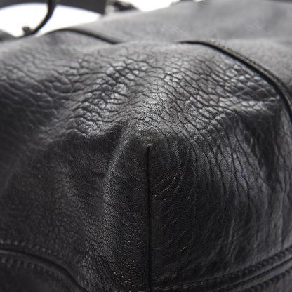 Miu Miu Goatskin Madras Convertible Tote Nero Black 10 of 15