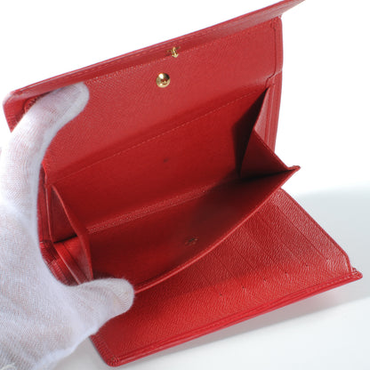 Louis Vuitton Epi Porte Tresor Etui Papiers Wallet Castillan Red 6 of 8