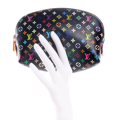 Louis Vuitton Monogram Multicolor Cosmetic Pouch Black Grenade 2 of 7