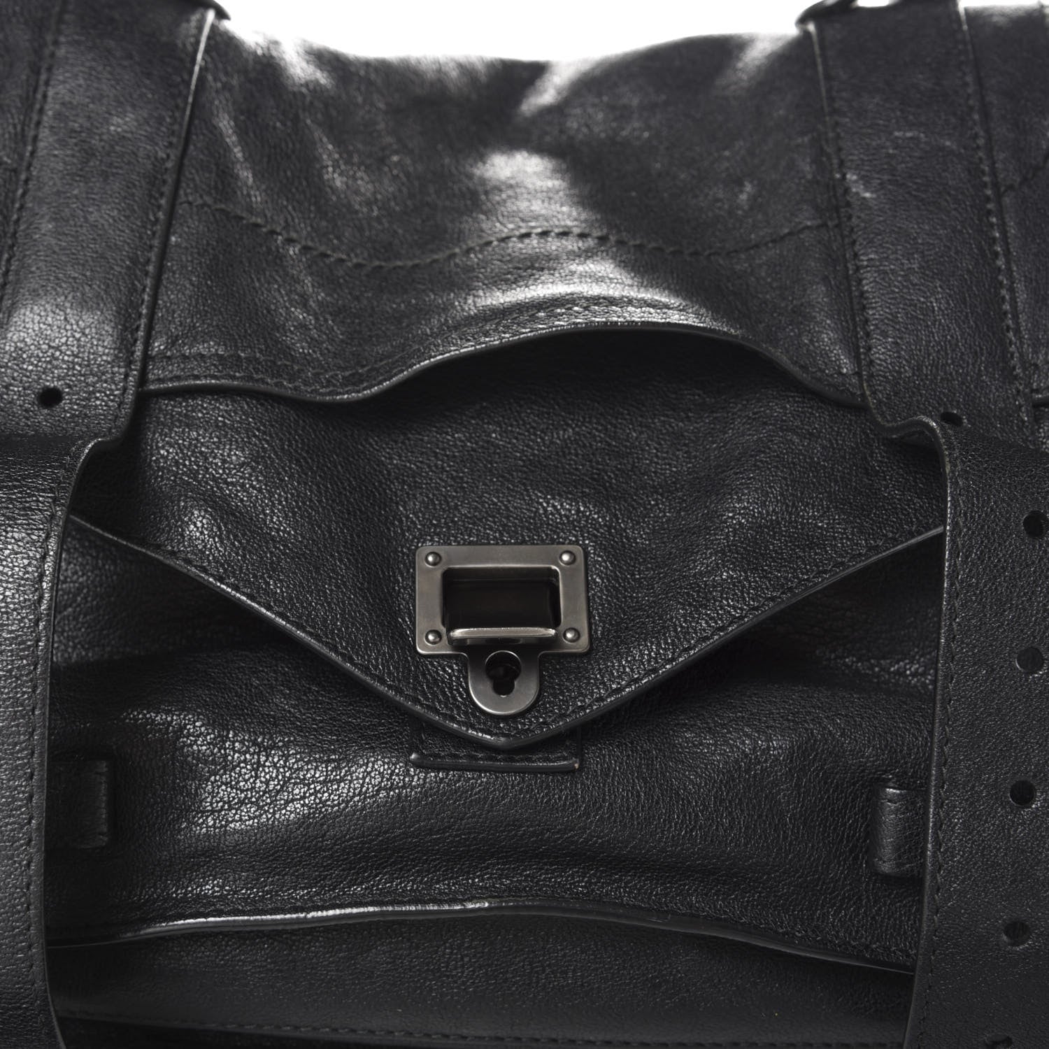 Proenza Schouler Lambskin Medium PS1 Satchel Black 12 of 12