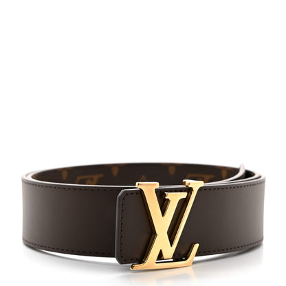 Louis Vuitton Monogram Calfskin 40mm LV Initiales Reversible Belt 90 36 Black 2 of 6